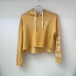 O’Neil cropped yellow sweatshirt